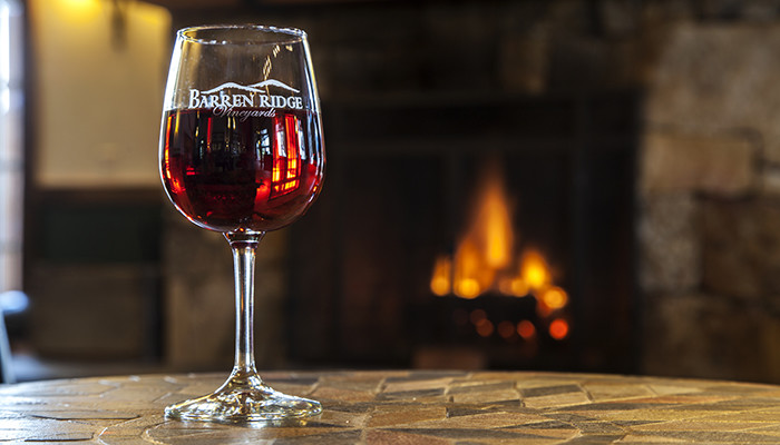 tastings, red wine, fireplace