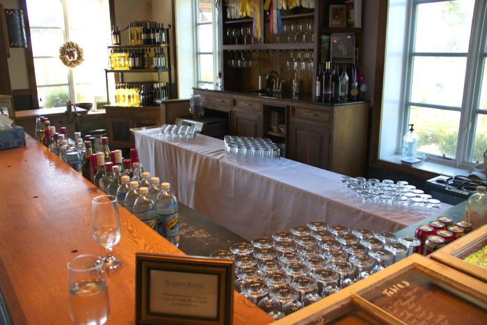 Wedding facilities, tasting room, cocktail hour